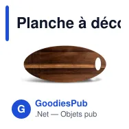 Planche à découper moyenne personnalisable en bois d'acacia avec logo - Sagaform Ante - Miniature 2