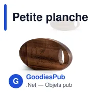Petite planche à découper personnalisable en bois d'acacia avec logo - Sagaform Ante - Miniature 1