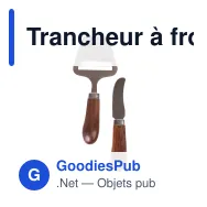 Trancheur à fromage et couteau à beurre personnalisables en wengé - Sagaform Astrid - Miniature 1