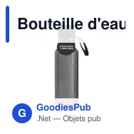 Bouteille d'eau personnalisable en Bio PE 600 ml avec logo - Sagaform - Miniature 2