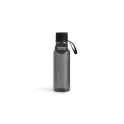 Variante Transparent Noir - Bouteille d'eau personnalisable en Bio PE 600 ml avec logo - Sagaform