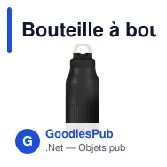 Bouteille à bouchon clic personnalisable 500 ml en acier recyclé - Sagaform Truls - Miniature 4