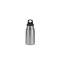 Variante Argent - Bouteille à bouchon clic personnalisable 500 ml en acier recyclé - Sagaform Truls
