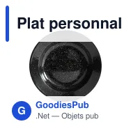 Plat personnalisable en acier émaillé avec logo - Sagaform Doris - Miniature 2