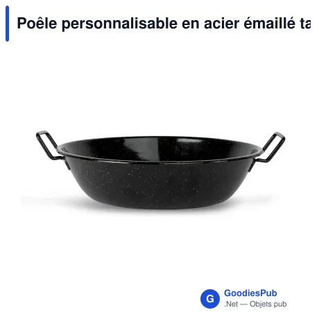 Poêle personnalisable en acier émaillé taille moyenne avec logo - Sagaform Doris