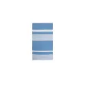 Variante Bleu - Serviette de hammam personnalisable en coton bio 145 x 250 cm - Sagaform Ella