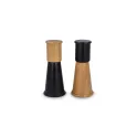 Variante Noir - Set de moulins à sel et poivre personnalisable 15 cm avec logo - Sagaform Gurken