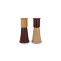 Variante Rouge foncé - Set de moulins à sel et poivre personnalisable 15 cm avec logo - Sagaform Gurken