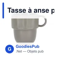 Tasse à anse personnalisable en porcelaine 270 ml avec logo - Sagaform Inka - Miniature 2