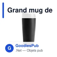 Grand mug de voyage personnalisable 400 ml en inox avec logo - Sagaform Loke Big - Miniature 2