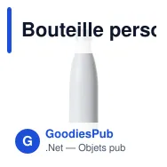 Bouteille personnalisable en acier inoxydable 500 ml avec logo - Sagaform Nils - Miniature 3