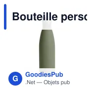 Bouteille personnalisable en acier finition caoutchouc 500 ml avec logo - Sagaform Nils - Miniature 3