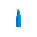 Variante Bleu clair - Bouteille personnalisable en acier finition caoutchouc 500 ml avec logo - Sagaform Nils