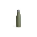 Variante Vert - Bouteille personnalisable en acier finition caoutchouc 500 ml avec logo - Sagaform Nils