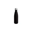 Variante Noir - Bouteille personnalisable en acier finition caoutchouc 500 ml avec logo - Sagaform Nils