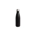 Variante Noir / blanc - Bouteille personnalisable en acier double paroi 500 ml avec logo - Sagaform Nils Splash