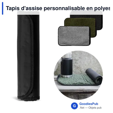 Tapis d'assise personnalisable en polyester 30 x 50 cm avec logo - Sagaform
