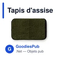 Tapis d'assise personnalisable en polyester 30 x 50 cm avec logo - Sagaform - Miniature 2