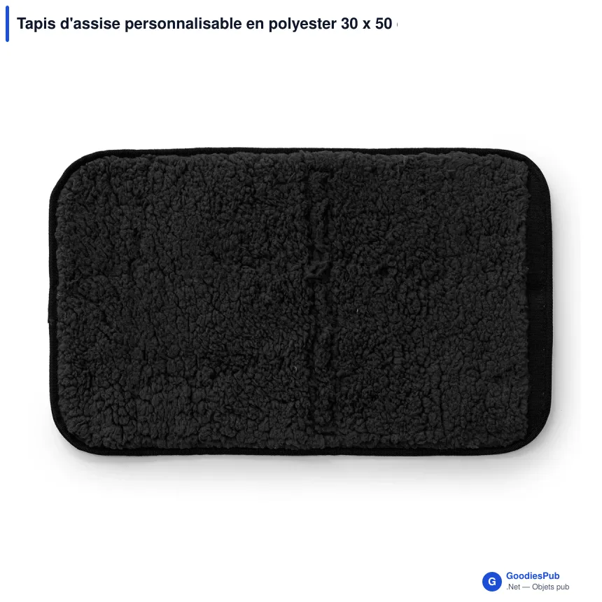 Tapis d'assise personnalisable en polyester 30 x 50 cm avec logo - Sagaform - Image 3