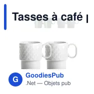 Tasses à café personnalisables 250 ml en grès cérame lot de 2 - Sagaform Coffee & More - Miniature 1