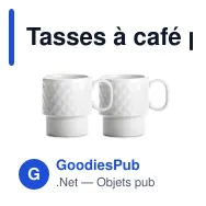 Tasses à café personnalisables 250 ml en grès cérame lot de 2 - Sagaform Coffee & More - Miniature 2