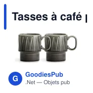 Tasses à café personnalisables 250 ml en grès cérame lot de 2 - Sagaform Coffee & More - Miniature 3