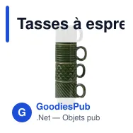 Tasses à espresso personnalisables 100 ml en grès lot de 4 - Sagaform Coffee & More - Miniature 3
