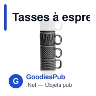Tasses à espresso personnalisables 100 ml en grès lot de 4 - Sagaform Coffee & More - Miniature 4