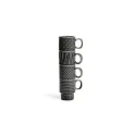 Variante Gris foncé - Tasses à espresso personnalisables 100 ml en grès lot de 4 - Sagaform Coffee & More