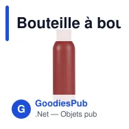 Bouteille à bouchon poussoir personnalisable 500 ml en acier recyclé - Sagaform Tekla - Miniature 6