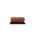 Variante Rouge foncé - Couverture personnalisable en laine de Nouvelle-Zélande 170 x 130 cm - Sagaform Ulli