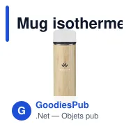 Mug isotherme personnalisable Sakura 360 ml avec logo - Miniature 11