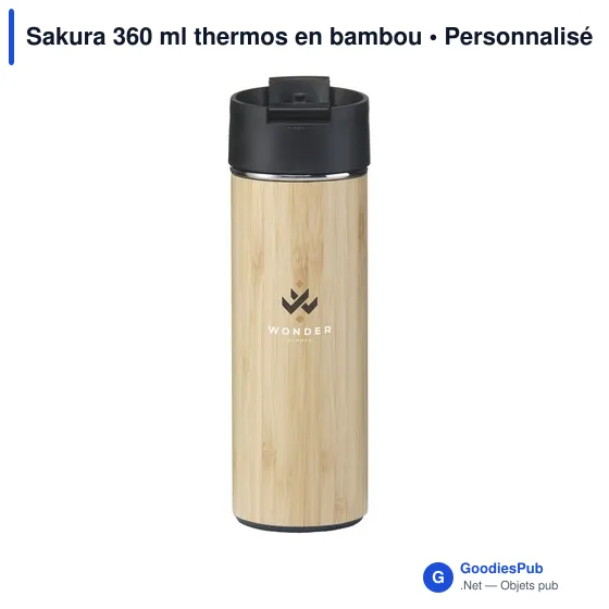 Mug isotherme personnalisable Sakura 360 ml avec logo - Image 11