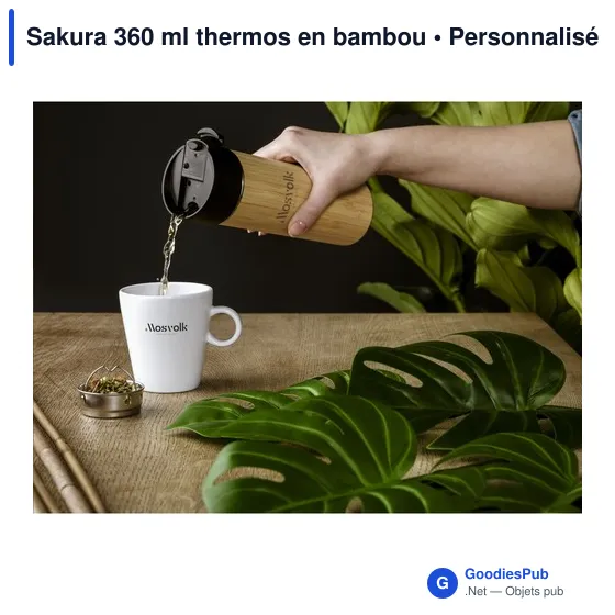 Mug isotherme personnalisable Sakura 360 ml avec logo - Image 8