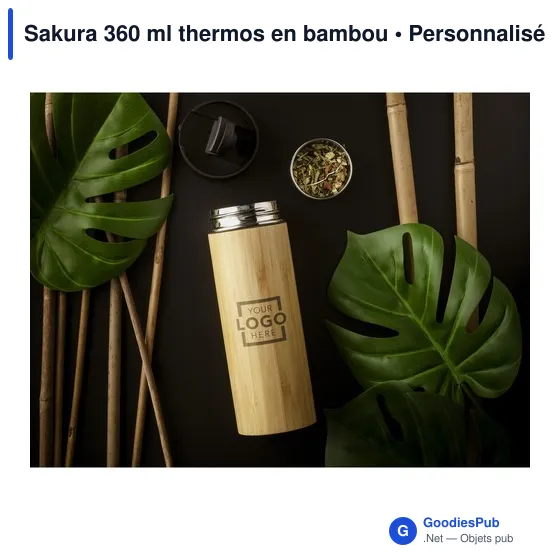 Mug isotherme personnalisable Sakura 360 ml avec logo - Image 9