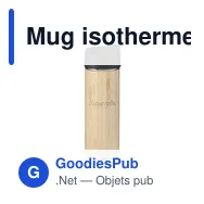 Mug isotherme personnalisable Sakura 360 ml avec logo - Miniature 10