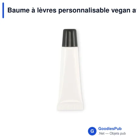 Baume à lèvres personnalisable vegan avec logo - SALVE