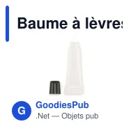 Baume à lèvres personnalisable vegan avec logo - SALVE - Miniature 2