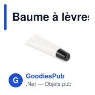 Baume à lèvres personnalisable vegan avec logo - SALVE - Miniature 3