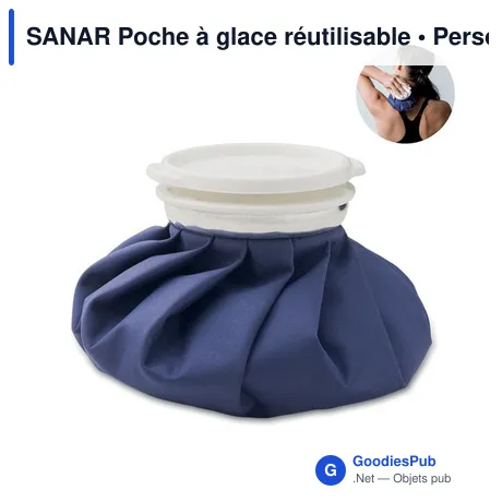 SANAR Poche à glace réutilisable