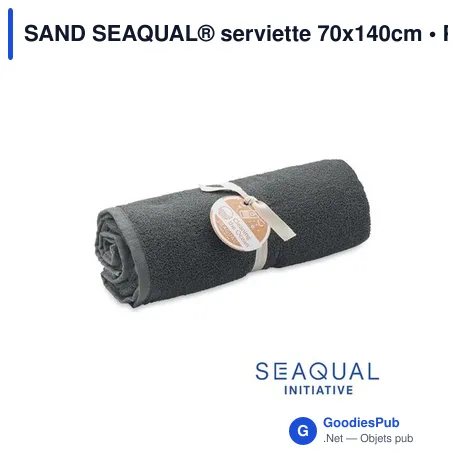 SAND SEAQUAL® serviette 70x140cm