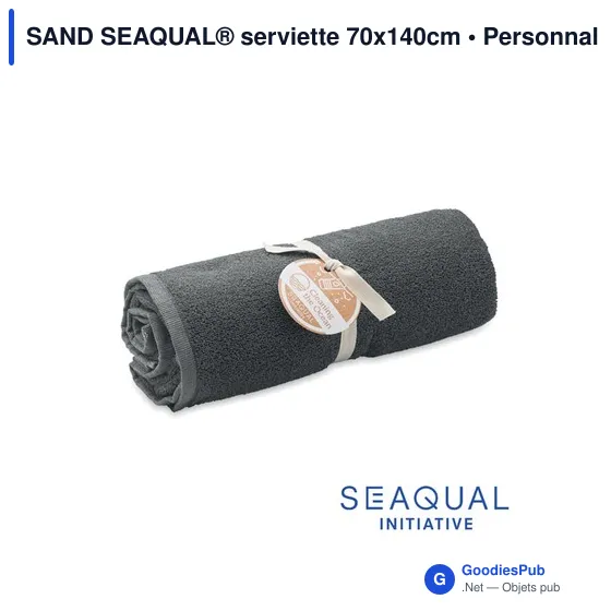 SAND SEAQUAL® serviette 70x140cm - Image 1