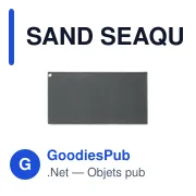 SAND SEAQUAL® serviette 70x140cm - Miniature 2