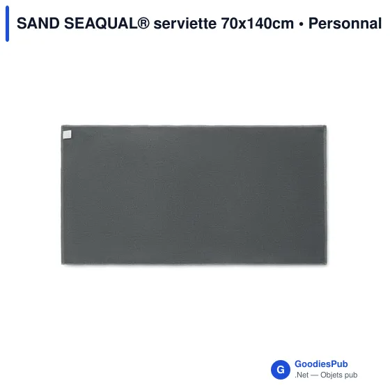 SAND SEAQUAL® serviette 70x140cm - Image 2