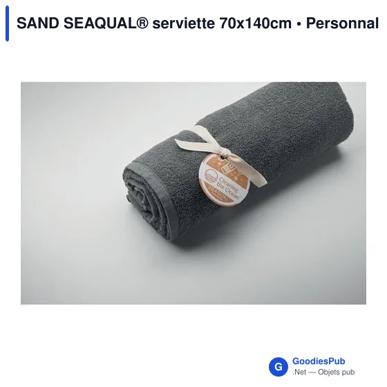 SAND SEAQUAL® serviette 70x140cm - Image 5