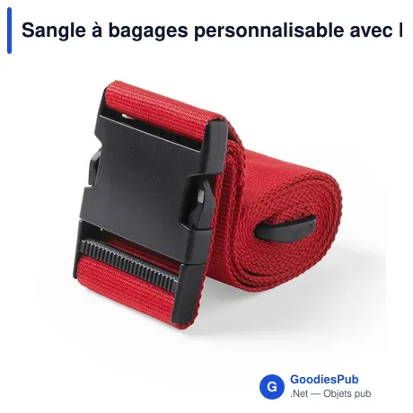 Sangle à bagages personnalisable avec logo - Sangle Bagage Ripley