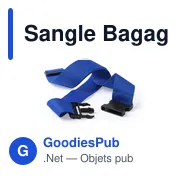 Sangle à bagages personnalisable avec logo - Sangle Bagage Ripley - Miniature 4