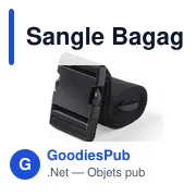 Sangle à bagages personnalisable avec logo - Sangle Bagage Ripley - Miniature 5