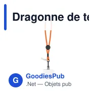 Dragonne de téléphone personnalisable en R-PET avec logo - Poignet - Miniature 3