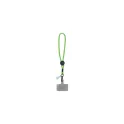 Variante Vert clair - Dragonne de téléphone personnalisable en R-PET avec logo - Poignet